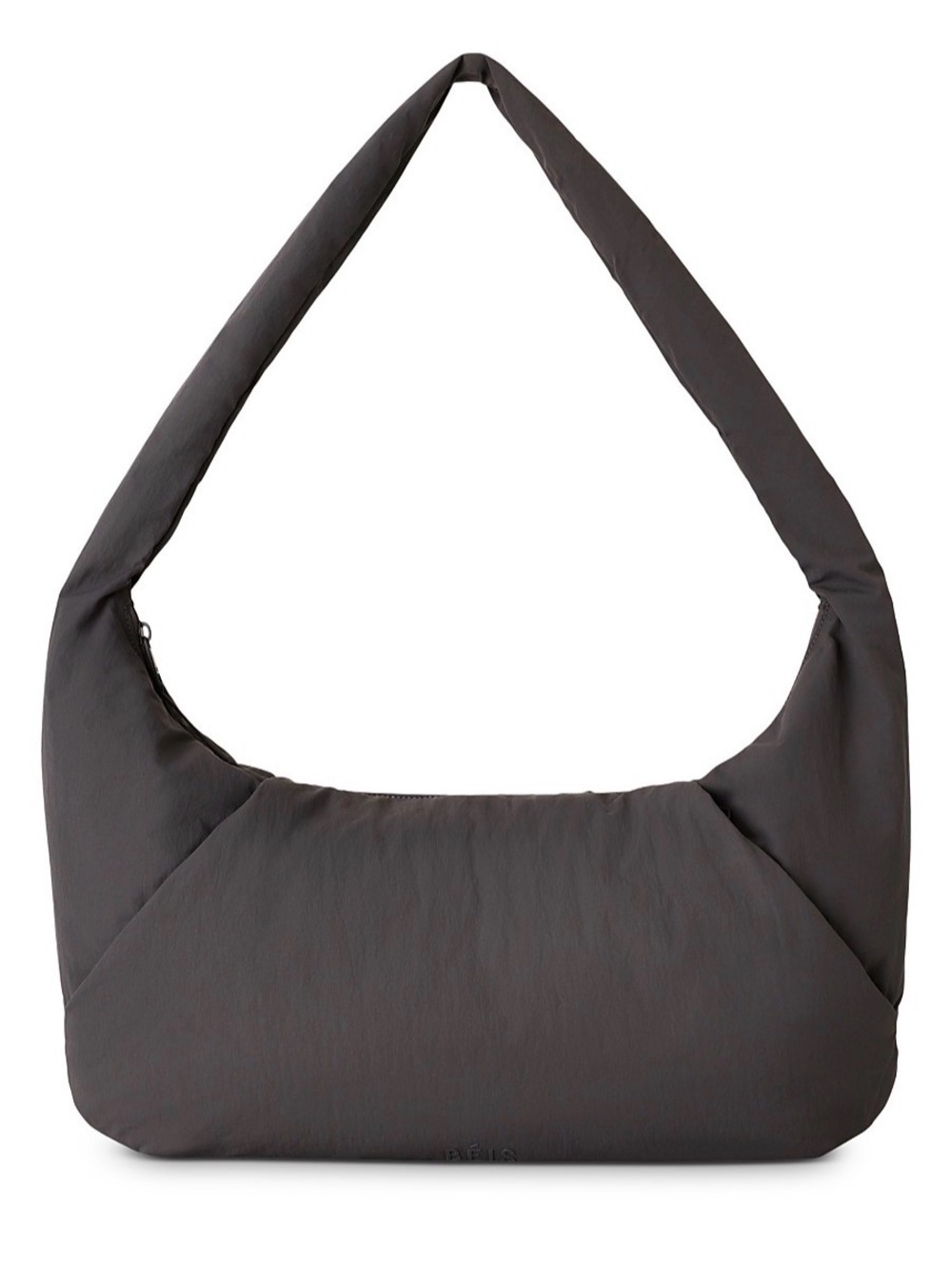 BEIS The Oversized Crescent Catchall Bag in Charcoal